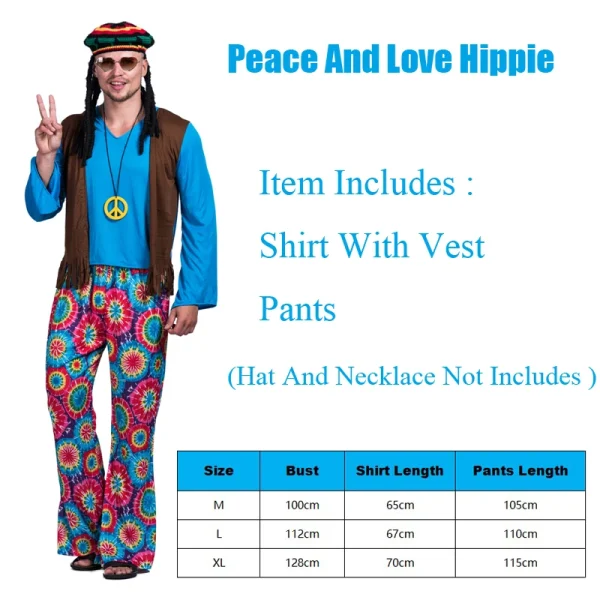 60s Hippie Costume - Image 2