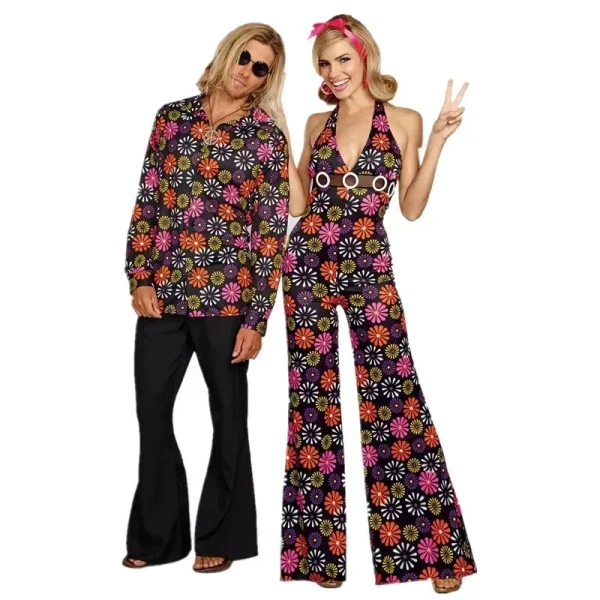 70s 80s Disco Couple Costume