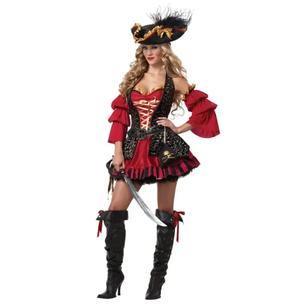 Pirate Fancy Medoeval Gothic Dress - Image 6